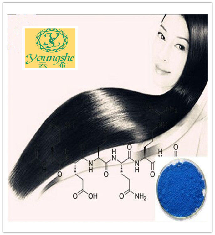 hair growth blue powder Copper peptide/Copper tripeptide-1/GHK-Cu 89030-95-5